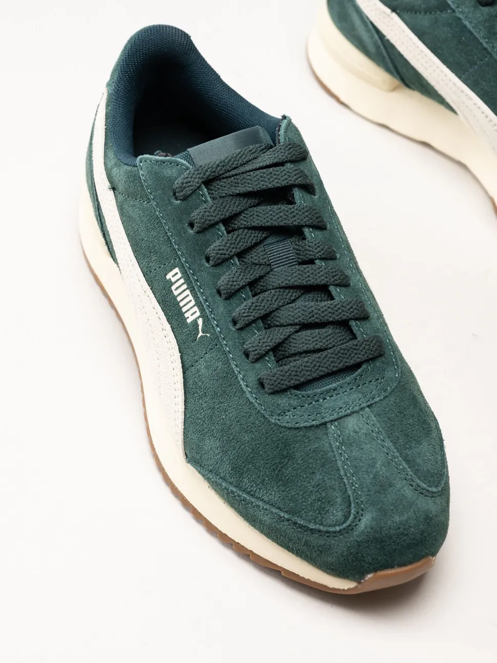 Puma - R78 Wind Sd - Gröna sneakers i mocka