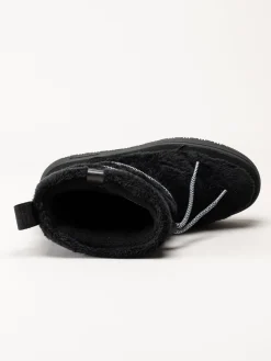 Puma - Snowbae Suede Wns - Svarta boots i fuskpäls
