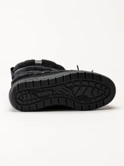 Puma - Snowbae Suede Wns - Svarta boots i fuskpäls