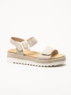 Remonte - Beige platåsandal