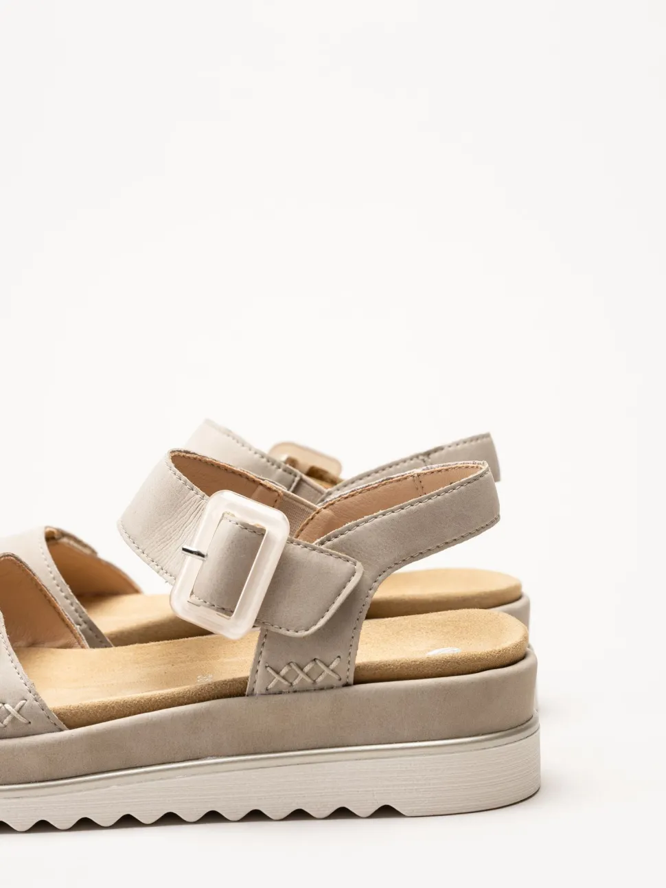 Remonte - Beige platåsandal