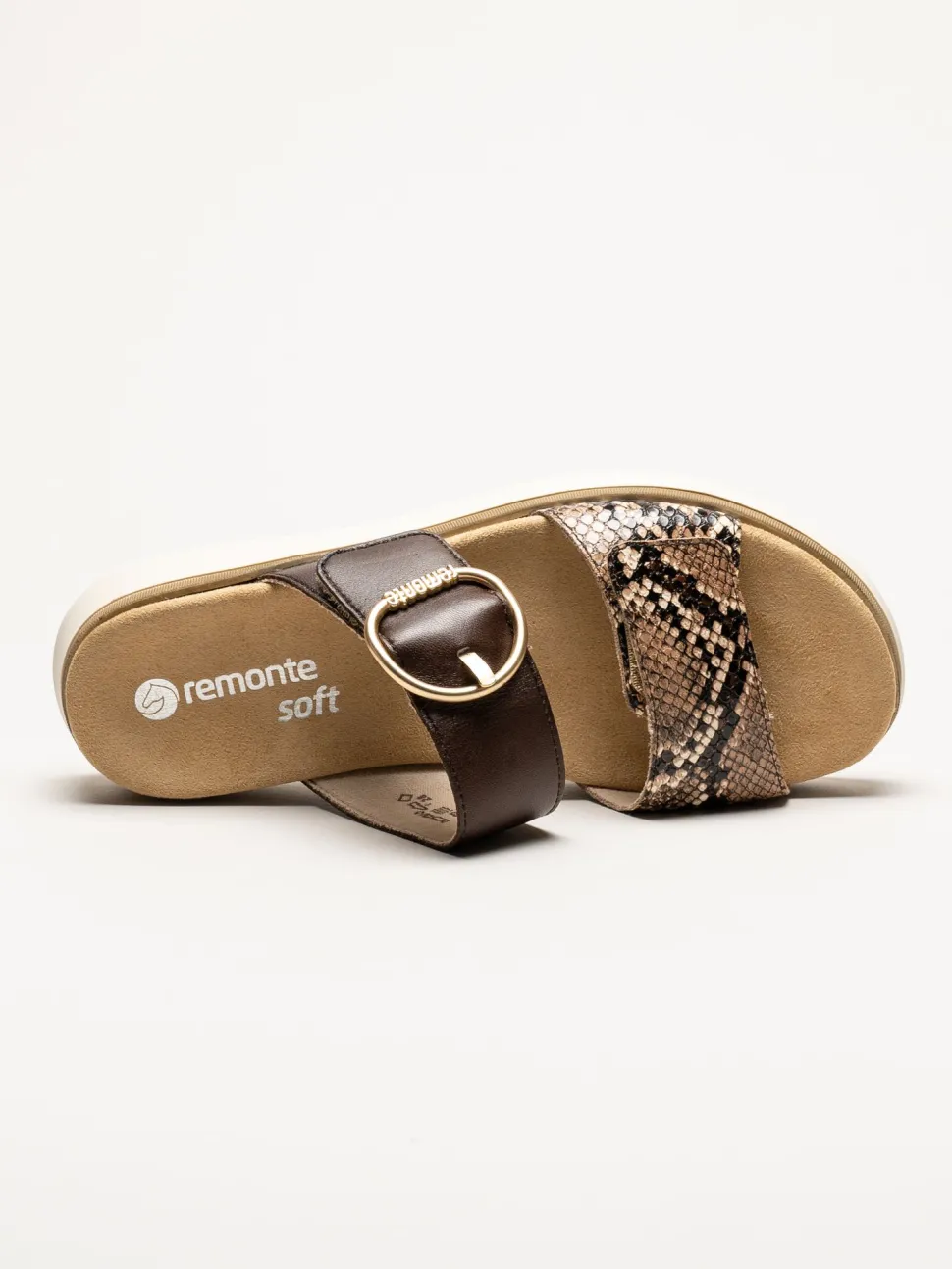 Remonte - Bruna sandaler i skinn