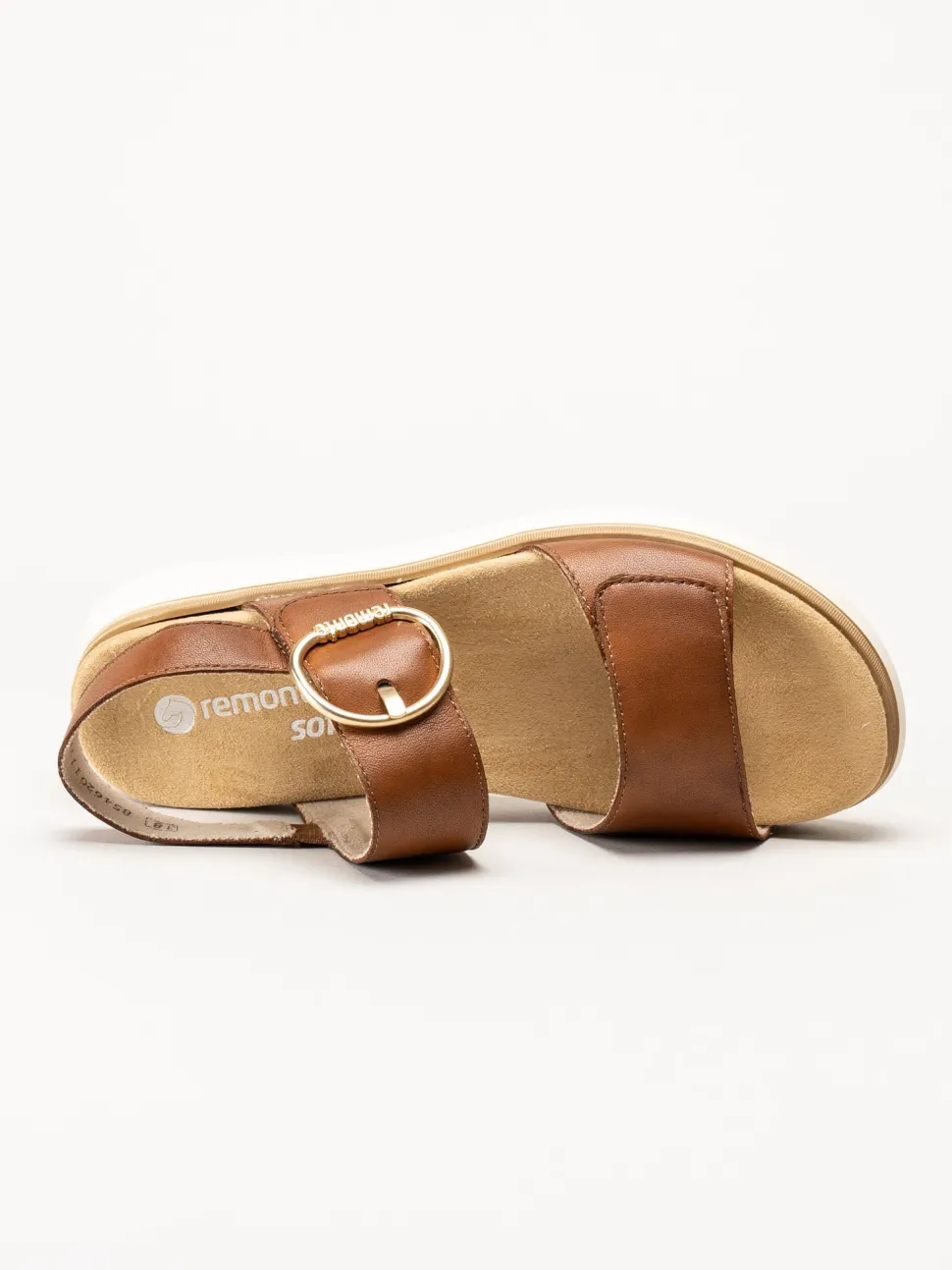 Remonte - Bruna sandaler i skinn