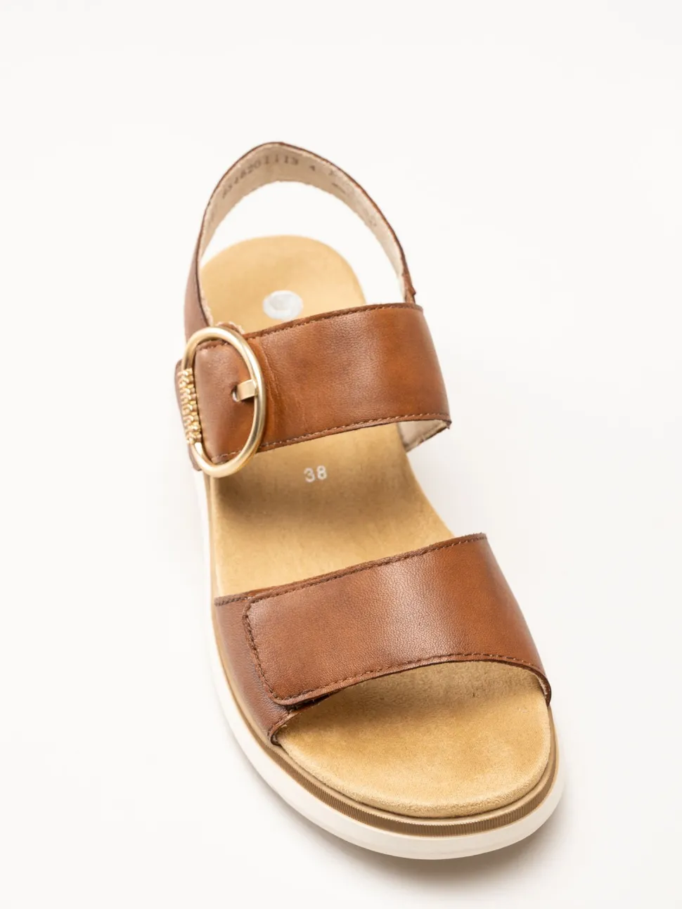 Remonte - Bruna sandaler i skinn