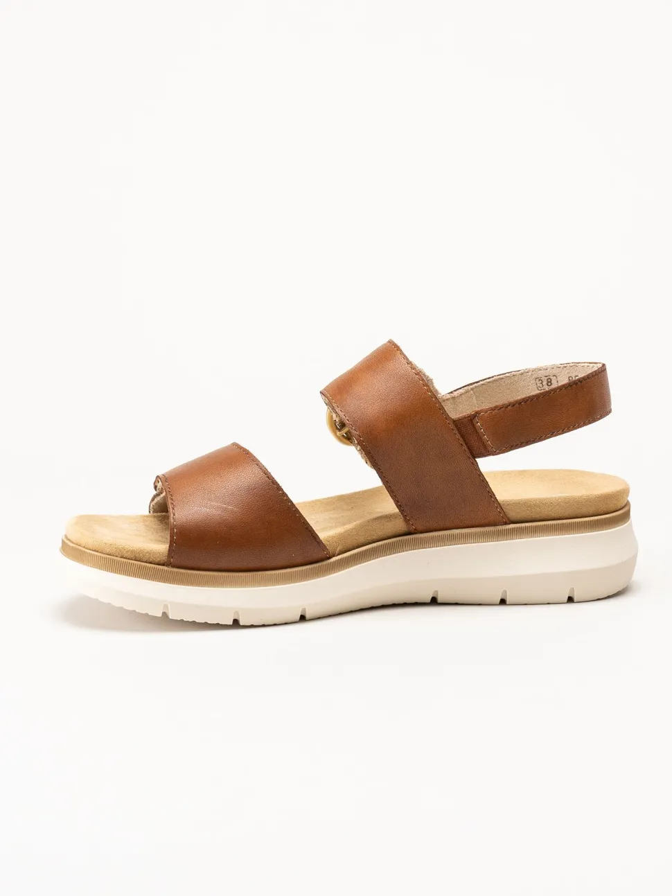 Remonte - Bruna sandaler i skinn