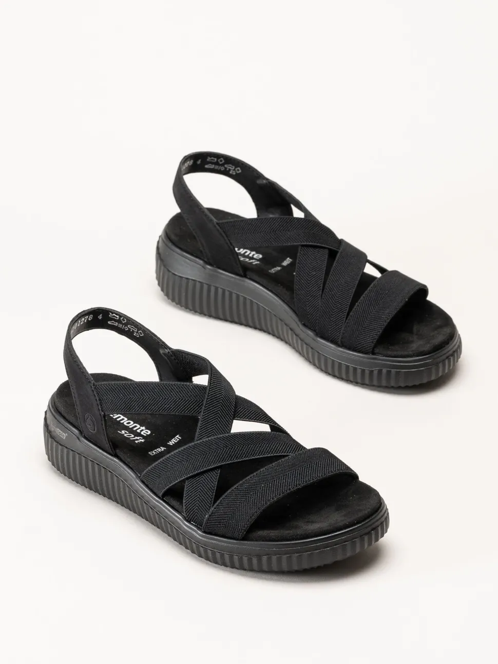 Remonte - Svarta sandaler