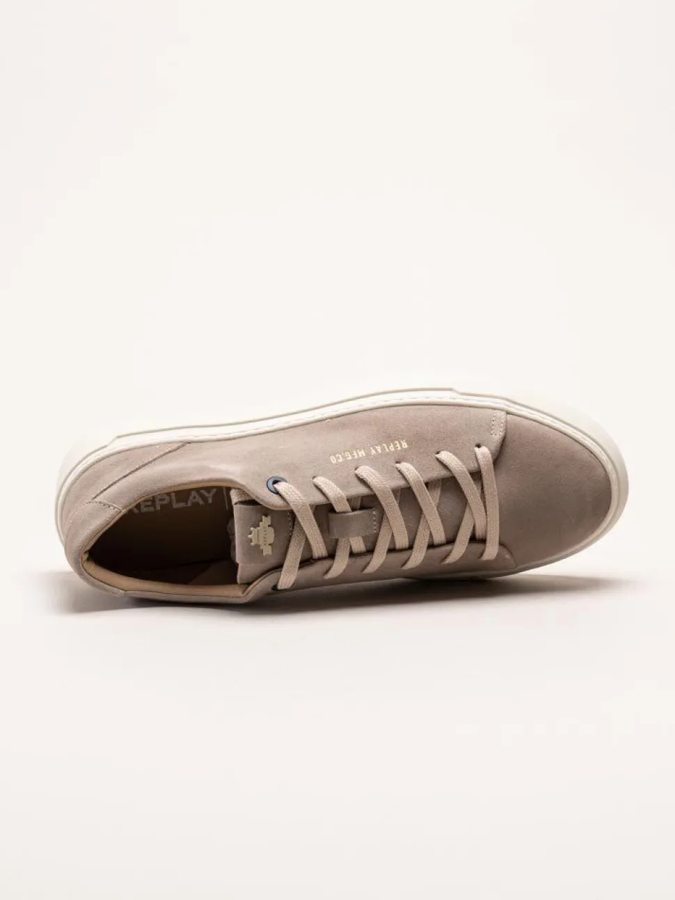 Replay - Creep City - Beige sneakers i mocka