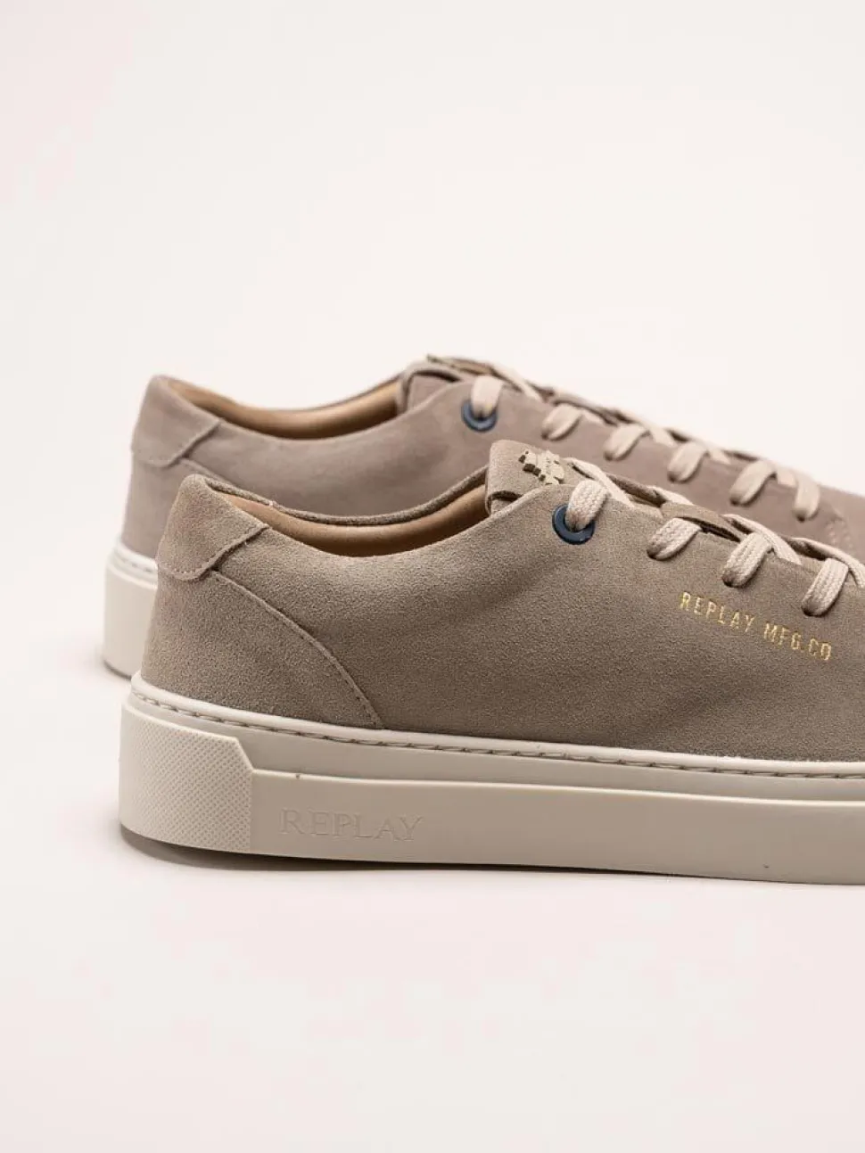 Replay - Creep City - Beige sneakers i mocka