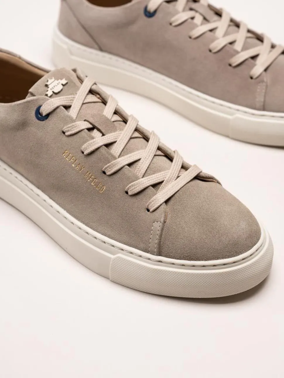 Replay - Creep City - Beige sneakers i mocka