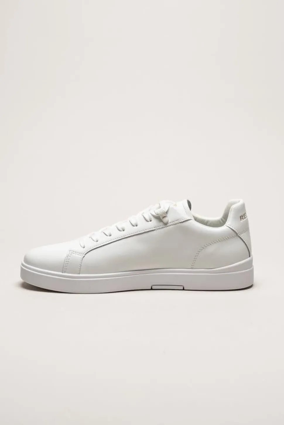 Replay - Polys M 1981 2 - Vita minimalistiska sneakers i skinn