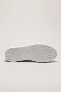 Replay - Polys M 1981 2 - Vita minimalistiska sneakers i skinn