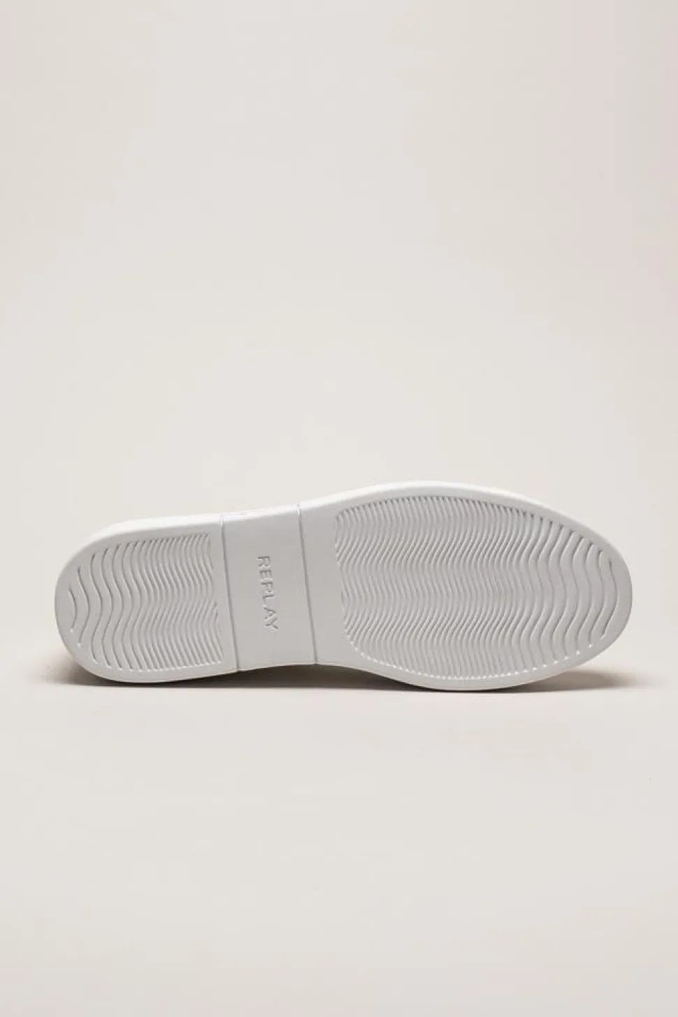 Replay - Polys M 1981 2 - Vita minimalistiska sneakers i skinn