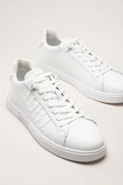Replay - Polys M 1981 2 - Vita minimalistiska sneakers i skinn