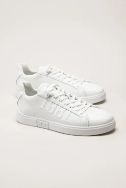 Replay - Polys M 1981 2 - Vita minimalistiska sneakers i skinn