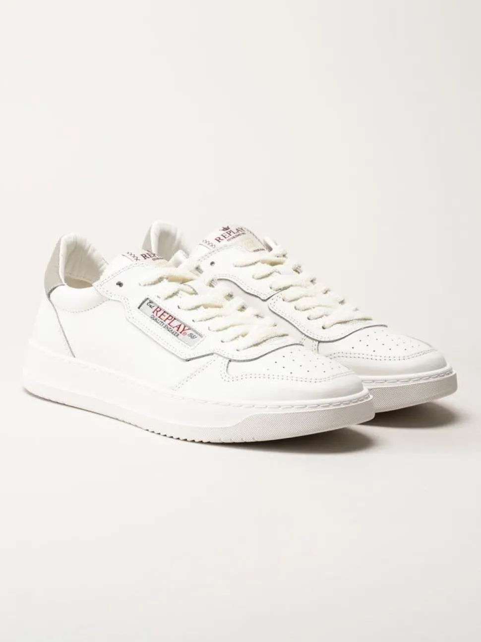 Replay - Reloud Unify Sneaker - Off white sneakers i skinn