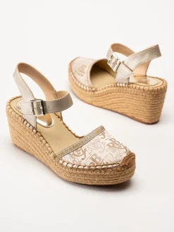 Replay - Susan RBJ2 - Platinfärgade kilklackade espadrillos