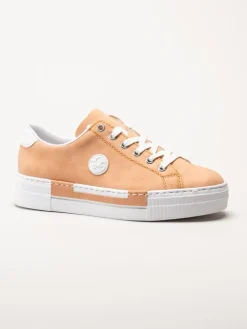 Rieker - Aprikosfärgade sneakers