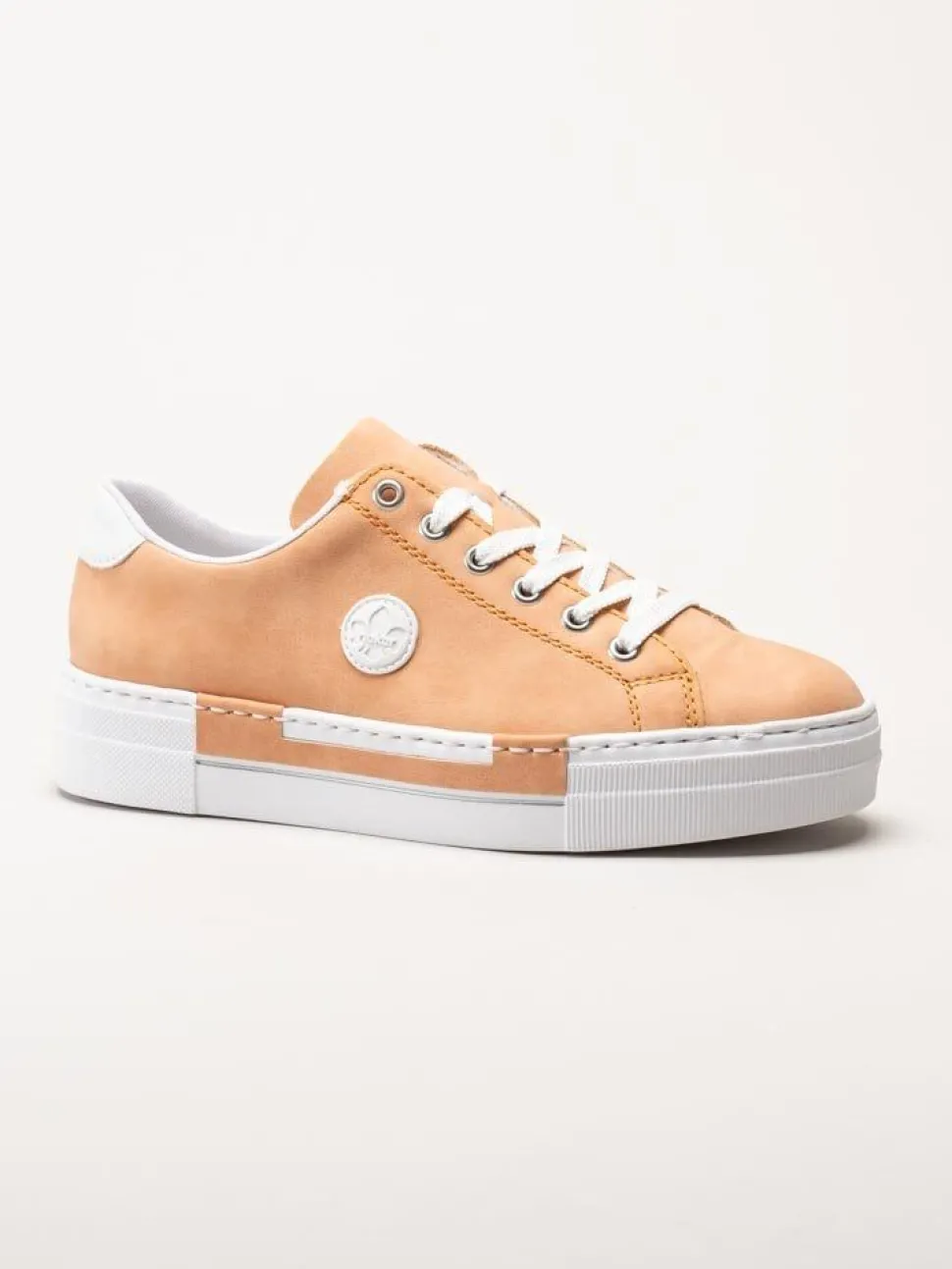 Rieker - Aprikosfärgade sneakers