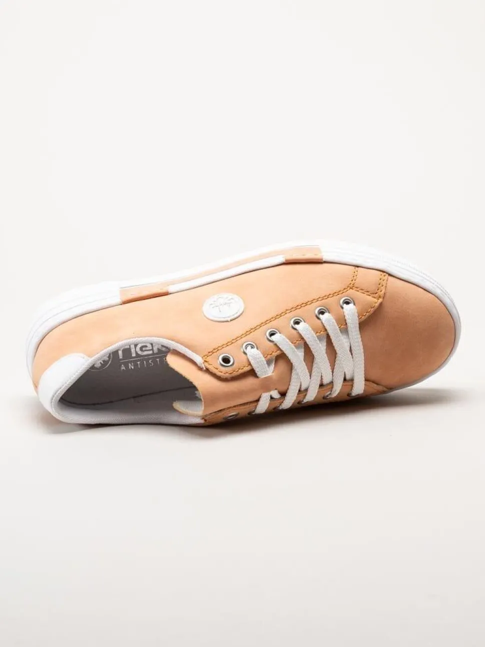 Rieker - Aprikosfärgade sneakers