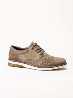 Rieker - Beige mockasko