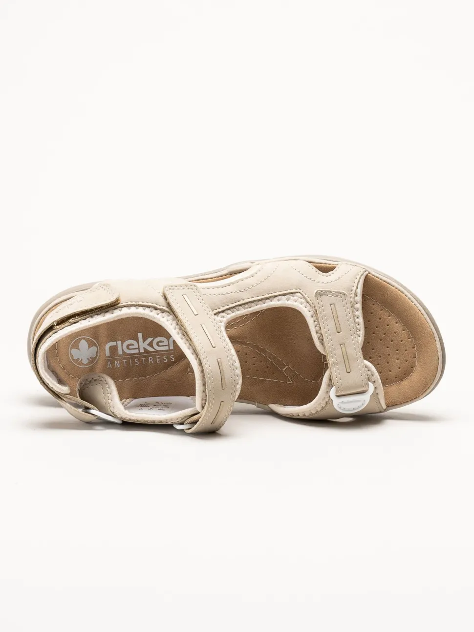 Rieker - Beige remsandaler