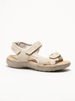 Rieker - Beige remsandaler