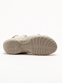 Rieker - Beige remsandaler