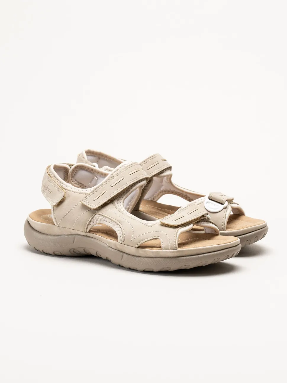 Rieker - Beige remsandaler