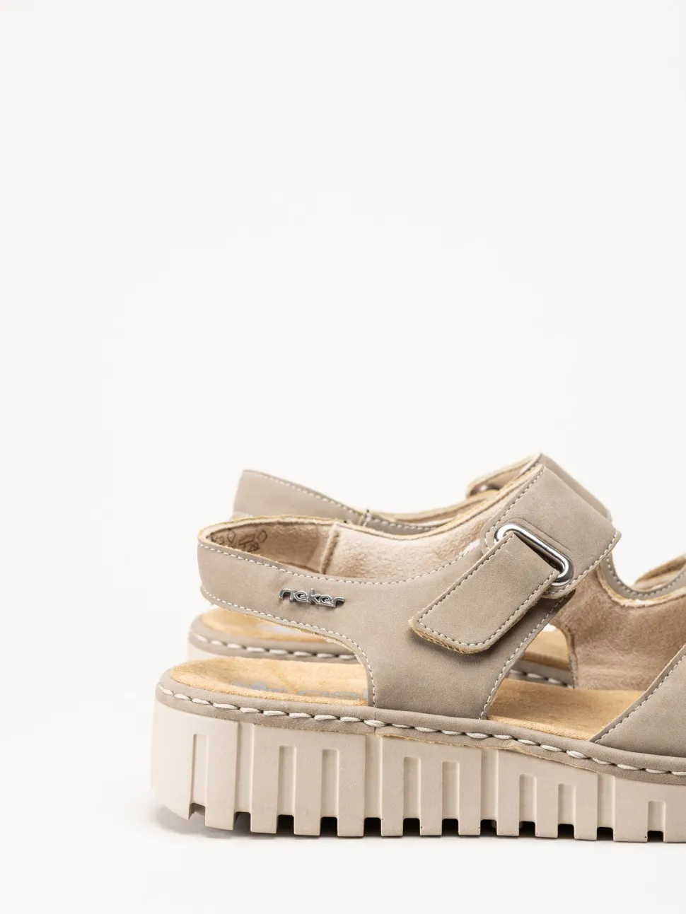 Rieker - Beige sandaler