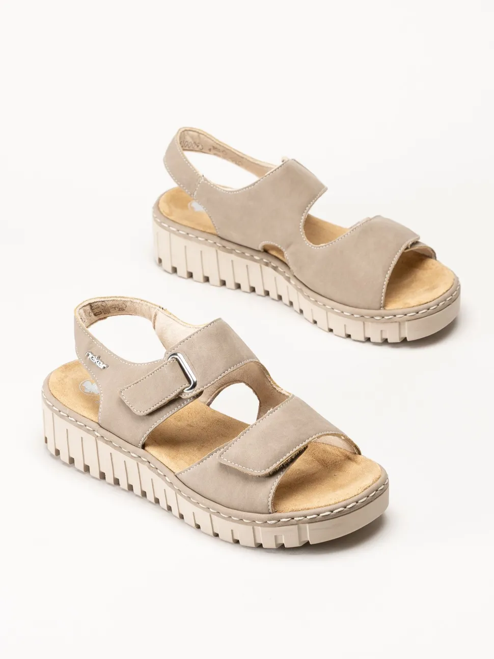 Rieker - Beige sandaler
