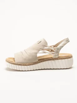 Rieker - Beige sandaler