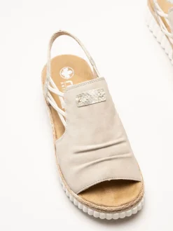 Rieker - Beige sandaler