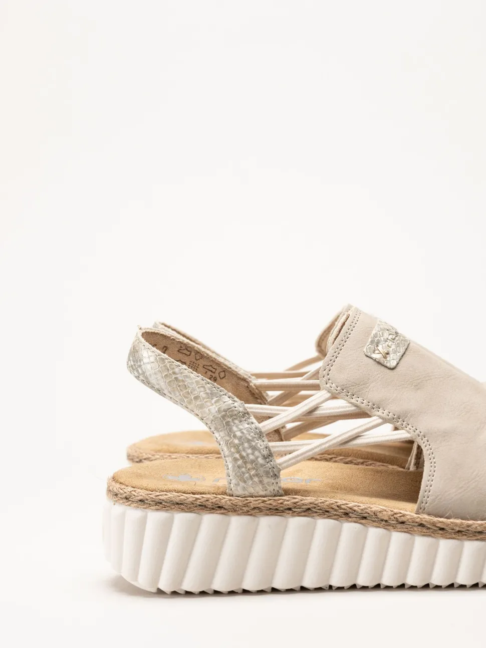 Rieker - Beige sandaler
