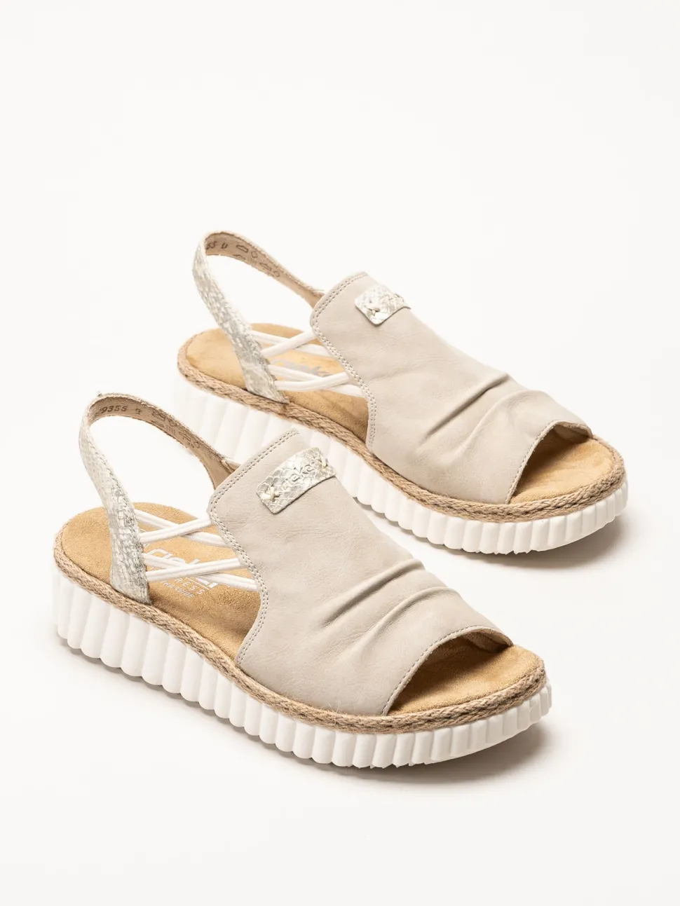 Rieker - Beige sandaler