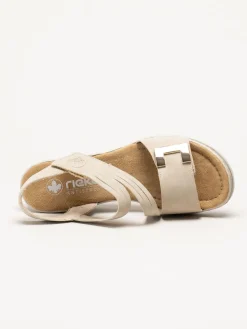 Rieker - Beige sandaletter