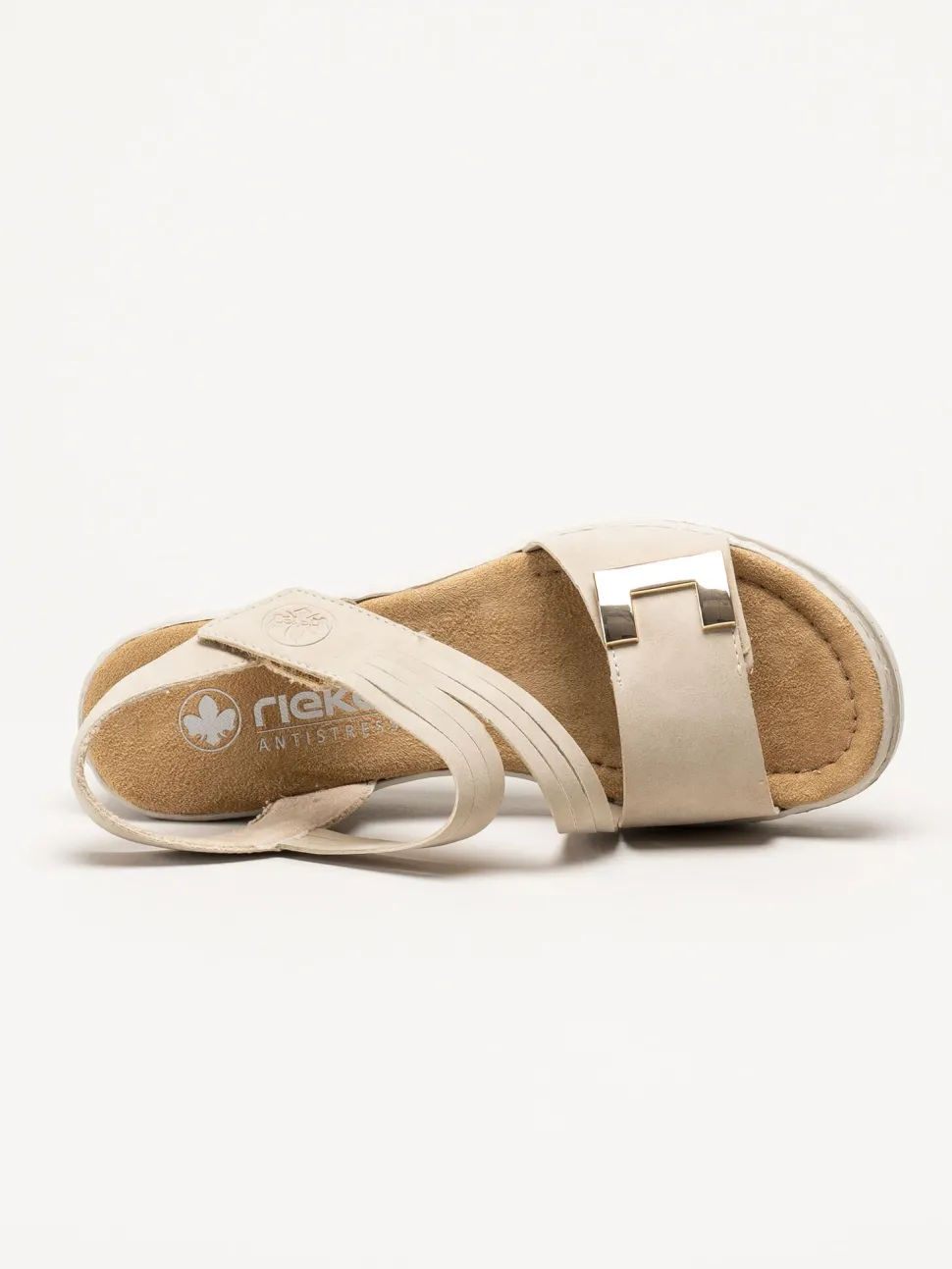 Rieker - Beige sandaletter