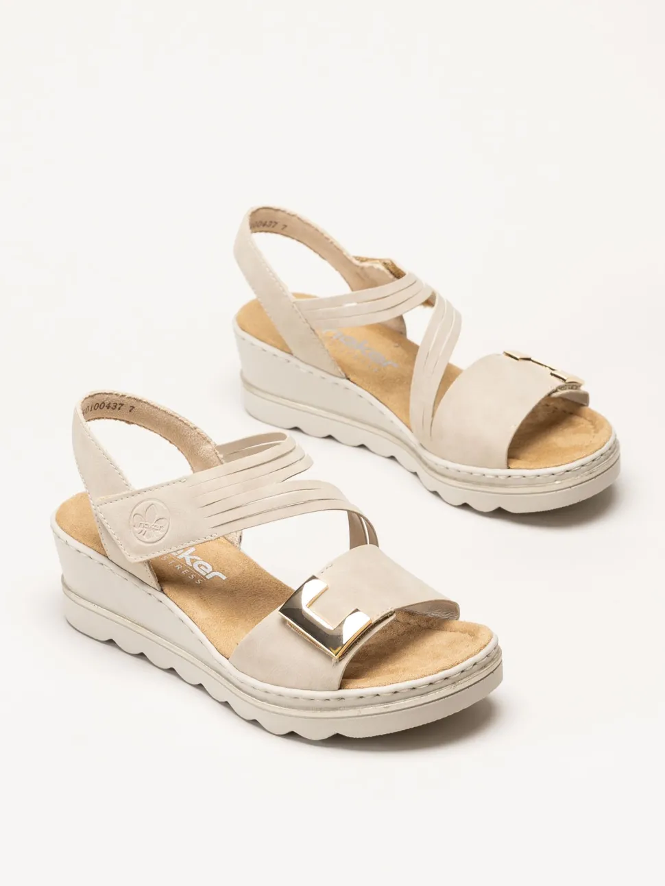 Rieker - Beige sandaletter