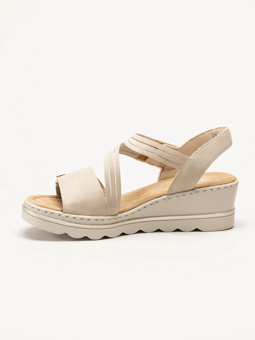 Rieker - Beige sandaletter