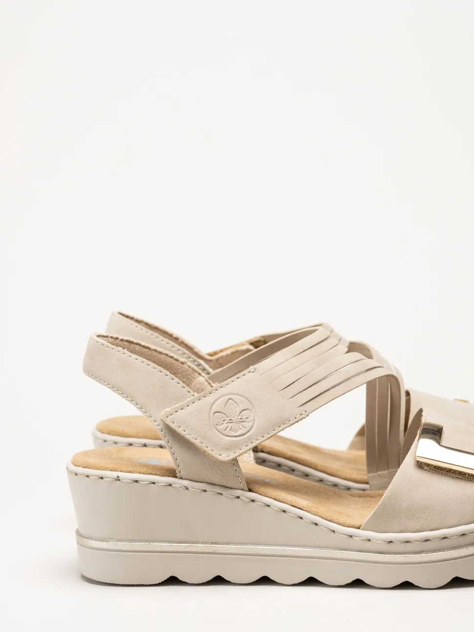 Rieker - Beige sandaletter
