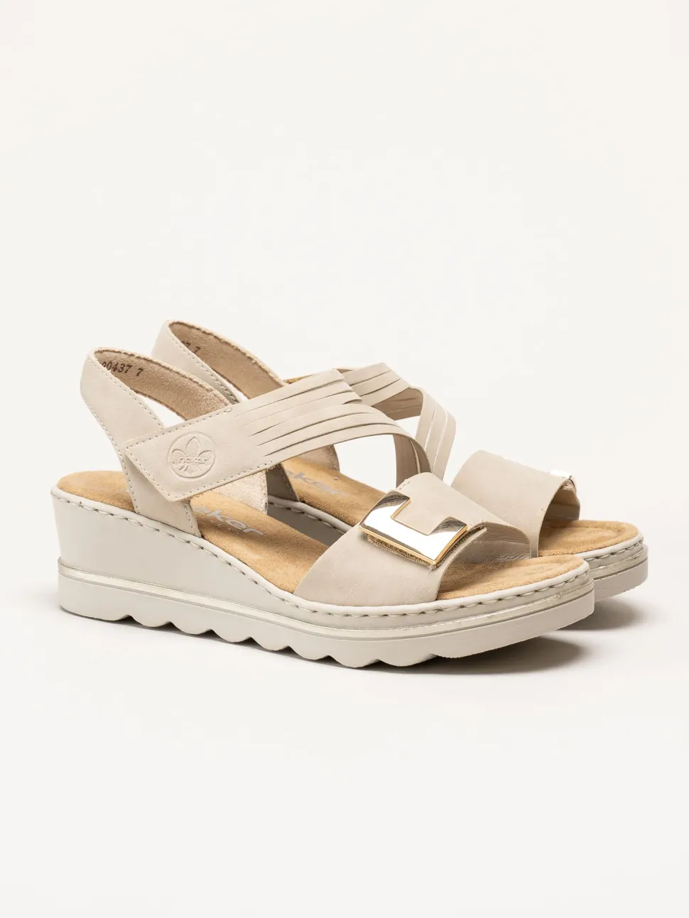 Rieker - Beige sandaletter