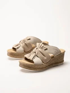 Rieker - Beige sandaletter