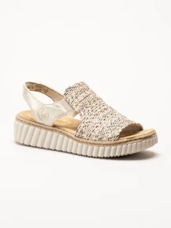 Rieker - Beige sandaletter