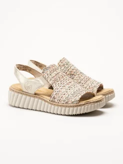 Rieker - Beige sandaletter