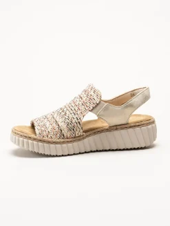 Rieker - Beige sandaletter