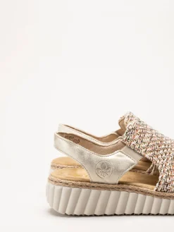 Rieker - Beige sandaletter
