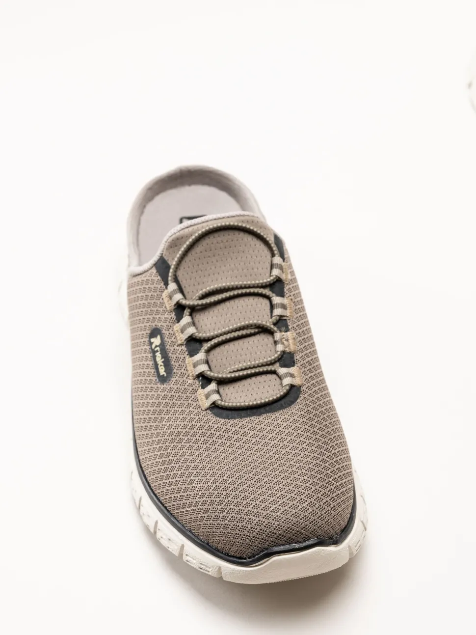 Rieker - Beige slip in sandal