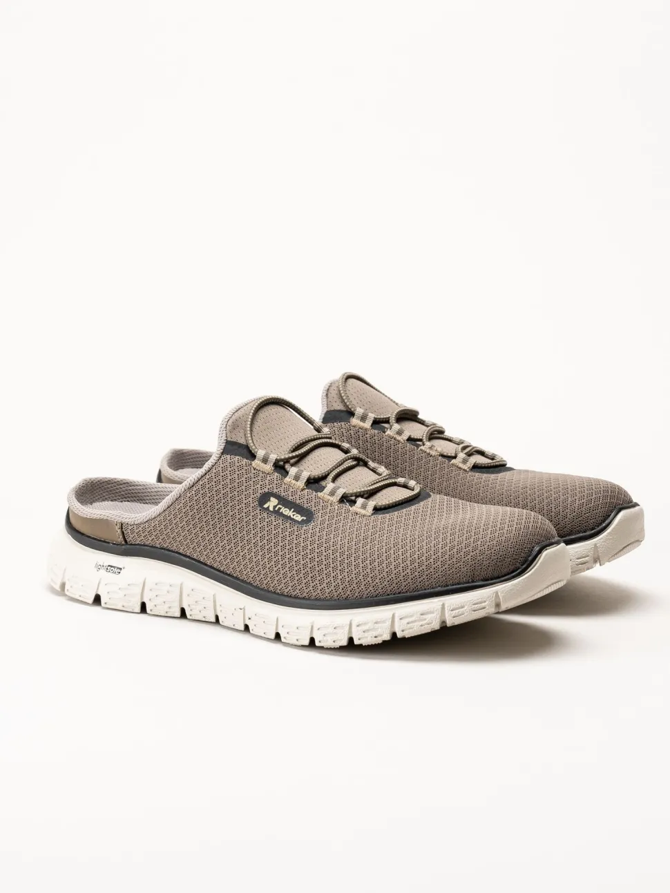 Rieker - Beige slip in sandal