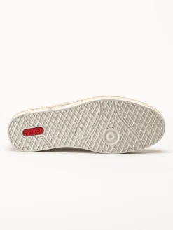 Rieker - Beige slip on sko
