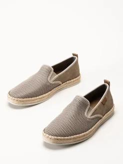 Rieker - Beige slip on sko