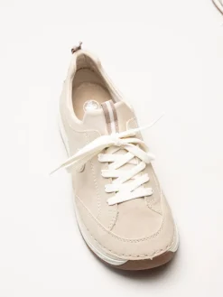Rieker - Beige slip on skor